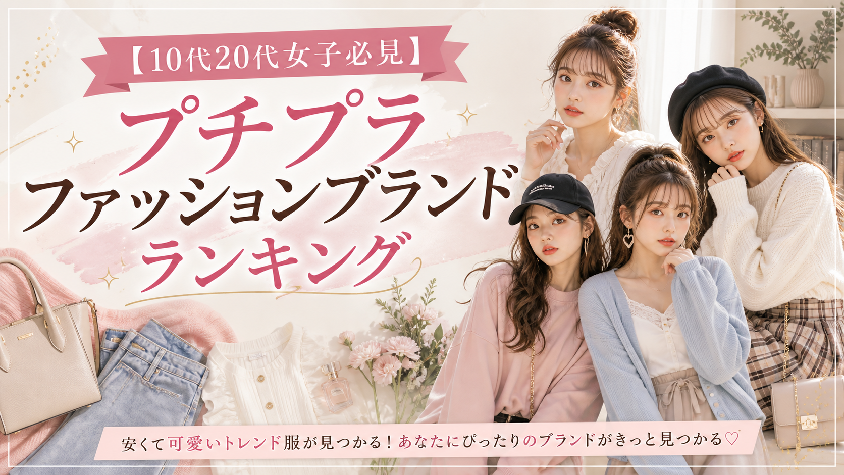 【10代20代女子必見】プチプラファッションブランドランキング